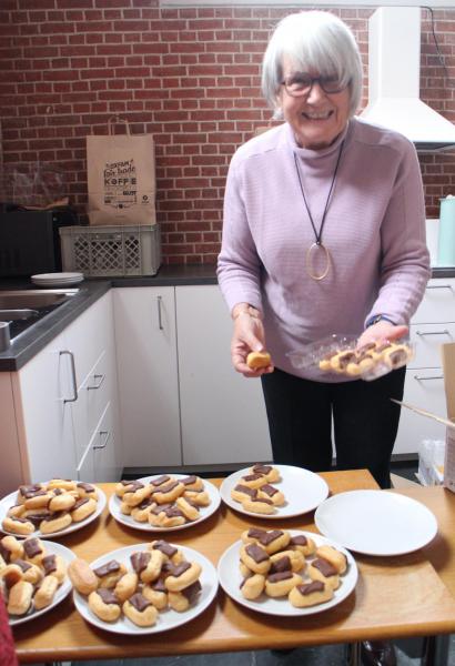 De koekjes voor de receptie © RvH