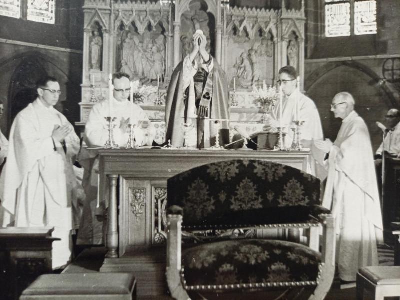 Wijding van Jos in 1965 in de kerk van Westerlo 