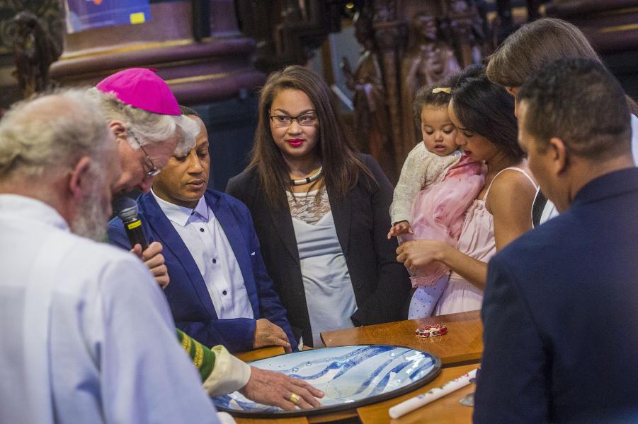 Werelddag Migrant en Vluchteling, Sint-Niklaas © Bisdom Gent, foto: Frank Bahnmüller