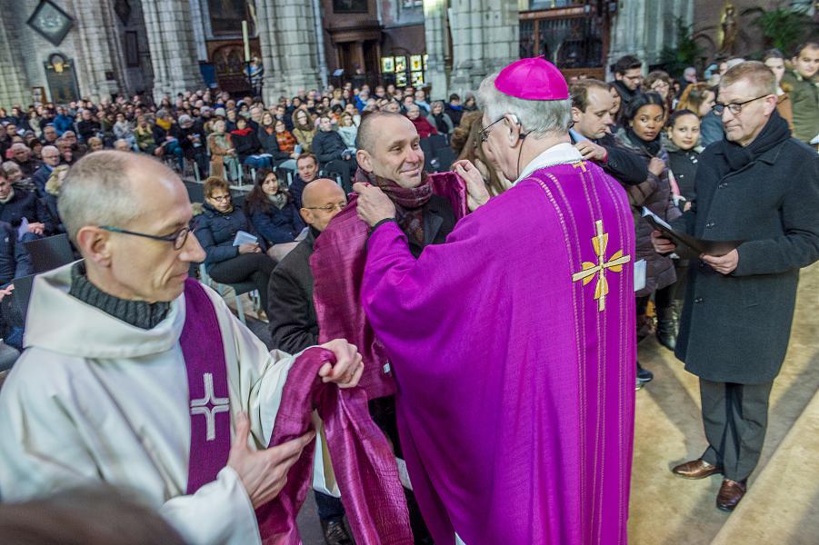 Naamopgave catechumenen 2018 © Bisdom Gent, foto: Frank Bahnmüller