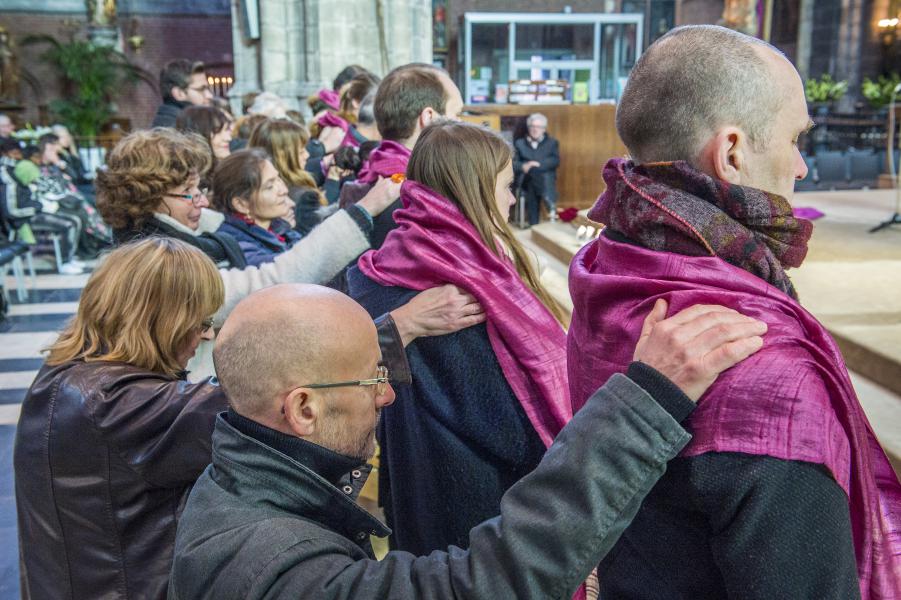 Naamopgave catechumenen 2018 © Bisdom Gent, foto: Frank Bahnmüller