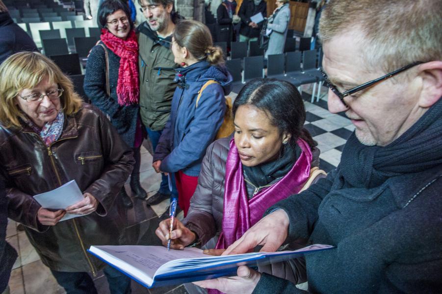 Naamopgave catechumenen 2018 © Bisdom Gent, foto: Frank Bahnmüller