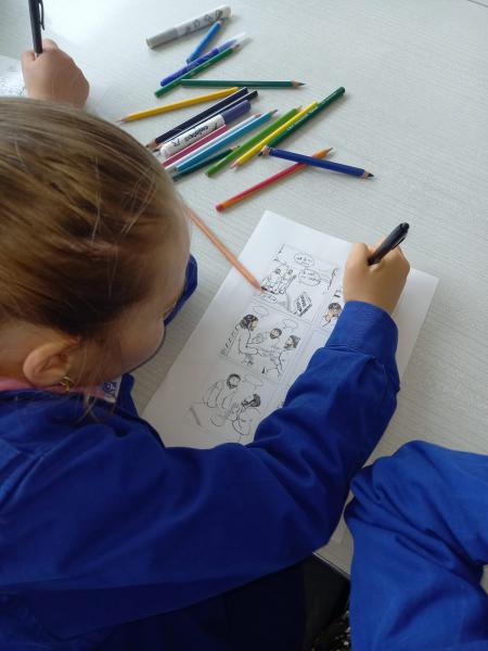 Kinderwoorddienst: In de voetsporen van de Emmaüsgangers - zondag 23 april 2023 - Abdijkerk Ninove © Romina