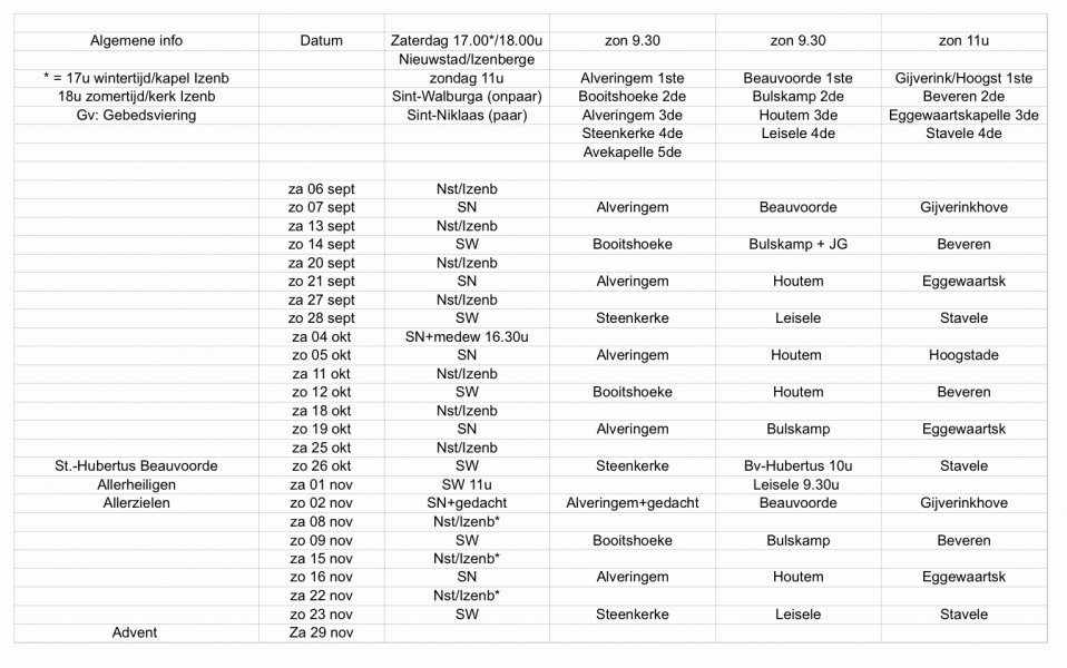 kalender sept-nov 2025 