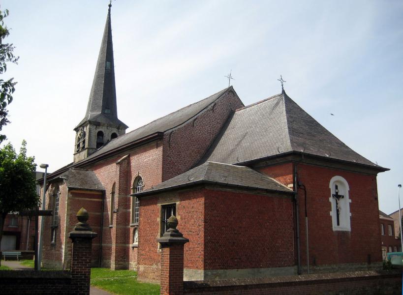 Achteraanzicht kerk Sint-Martinus,  Ramsdonk 