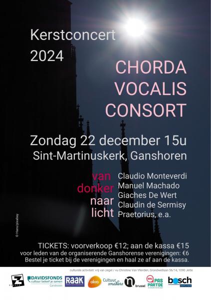 Kerstconcert 2024 - Chorda Vocalis Concert  © Davidsfonds Ganshoren