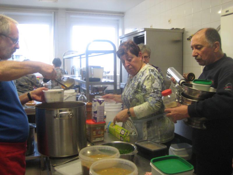 En in de keuken was het ook prettig samenwerken