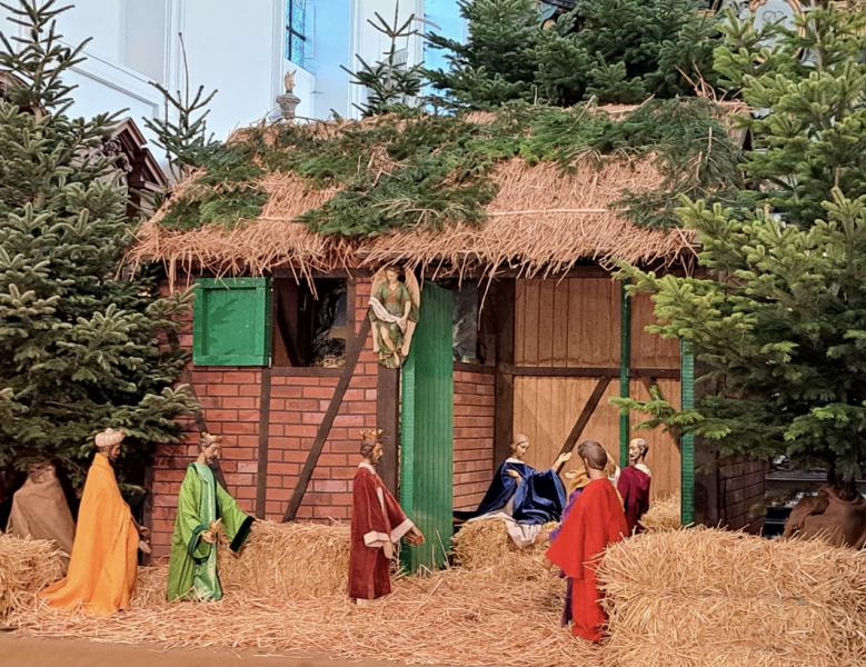Kerststal in de Abdijkerk te Ninove © Alexander Vandaele