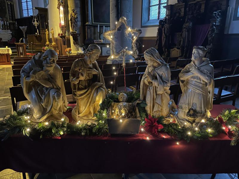 Kerststal in de kerk van Neigem © Alexander Vandaele