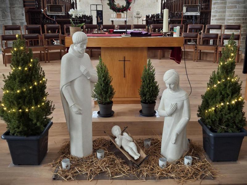 Kerststal in de Sint-Geertruikerk © Pastorale zone Leuven aan de Dijle