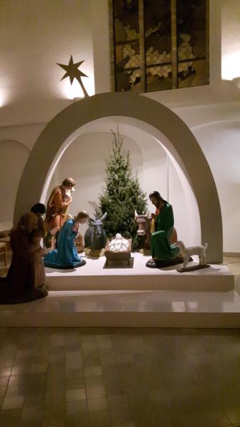 Kerststal kerk Woumen 