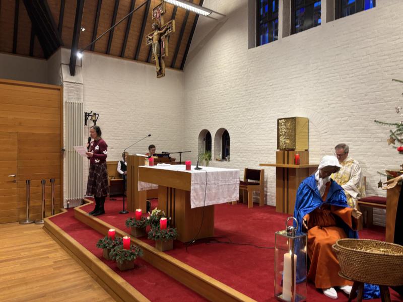 Kerstviering met de vormelingen 