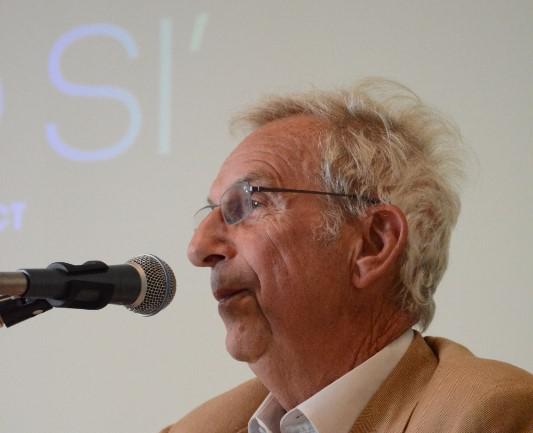 Prof. en ererector Josse Van Steenberge van de Universiteit Antwerpen hield een pleidooi voor gezond werk voor iedereen © Sant'Egidio