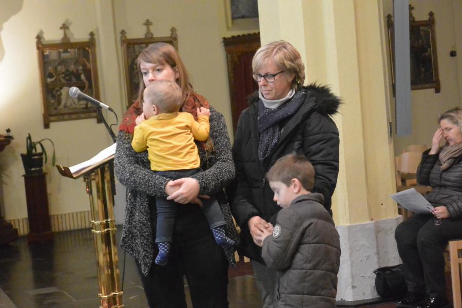 Lichtmisviering Sint-Niklaaskerk Leke 1 februari 2020. 