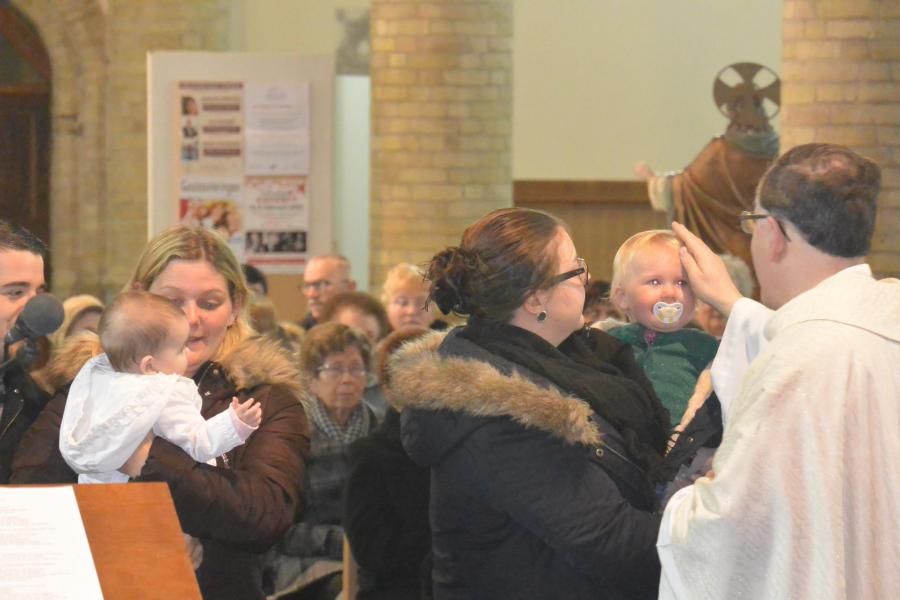 Lichtmisviering Sint-Martinuskerk Vladslo 2 februari 2020. 