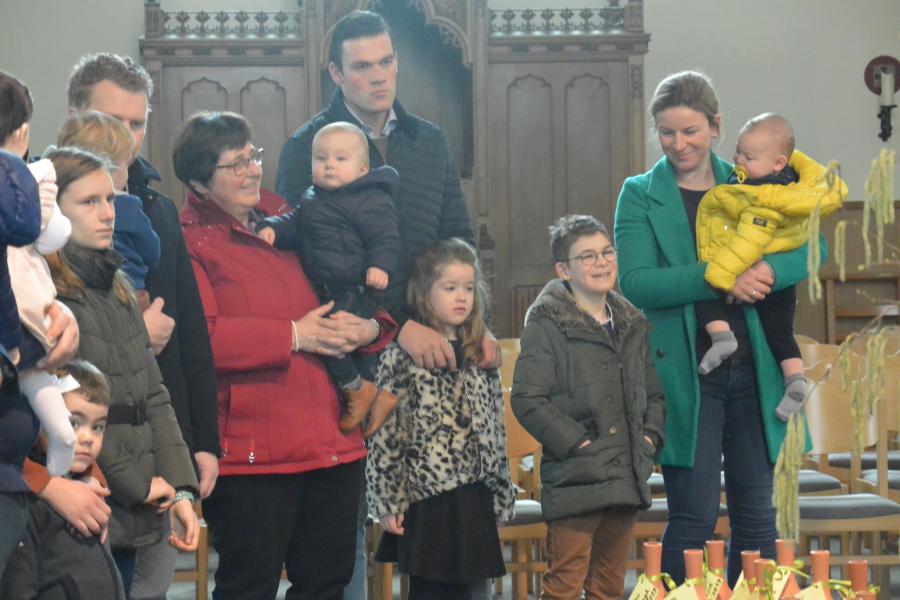 Lichtmisviering Sint-Martinuskerk Vladslo 2 februari 2020. 