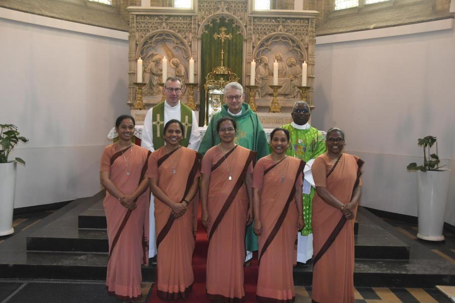 Indische delegatie voor de zaligverklaring van Pater Lievens © Thierry Christiaens