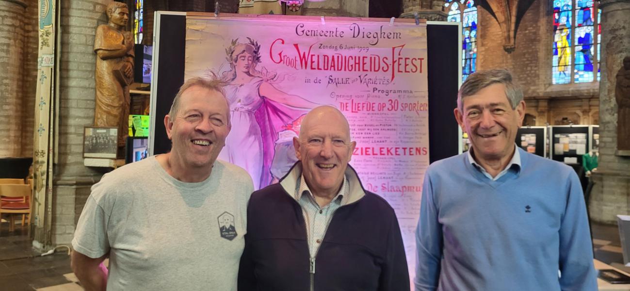 Marco, Guy en Luc, het brein achter de expo © de pastorijvrienden, 