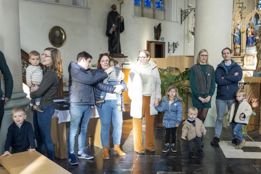 Maria-Lichtmis in de Sint-Amanduskerk in Wingene op zaterdag 1 februari 