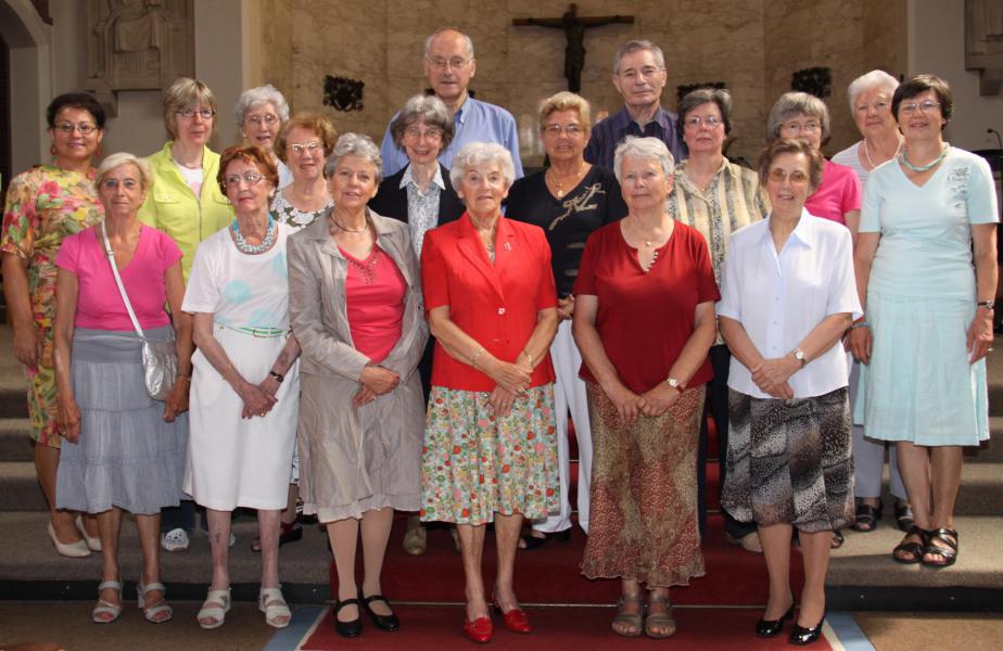 juni 2009 groepsfoto van het koor 
