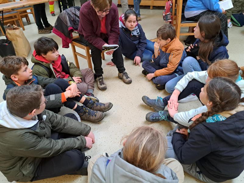 Onze vormelingen op Missiodag  