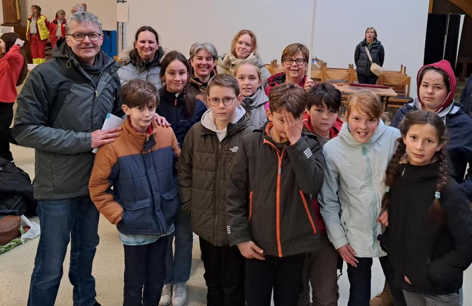 Onze vormelingen op Missiodag  