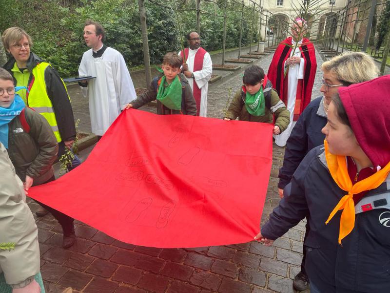 Onze vormelingen op Missiodag  