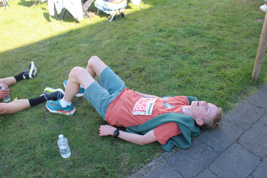 Moe maar voldaan van de geleverde prestatie © RvH