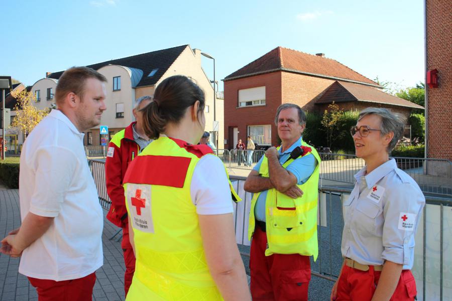Het Rode Kruis was in stand-by 