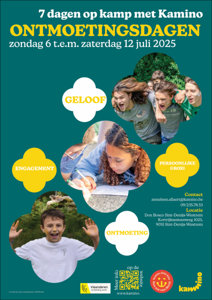 OD - Ontmoetingsdagen affiche 2025 © Kyrill De Pauw & Kamino Gent
