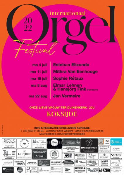 Internationaal Orgelfestival Koksijde 2022 
