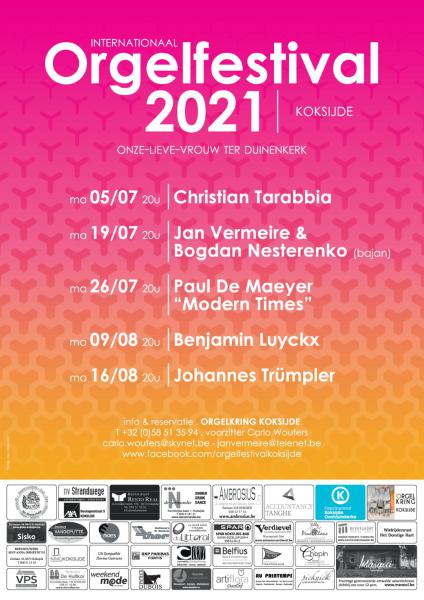 Internationaal Orgelfestival Koksijde 2021 