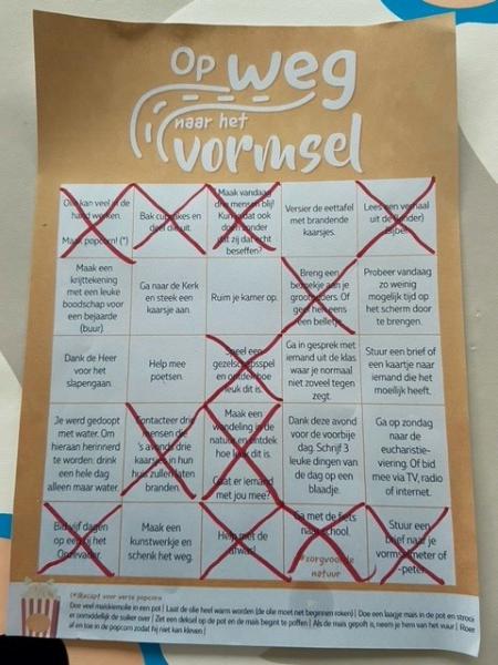 op weg naar het vormsel 