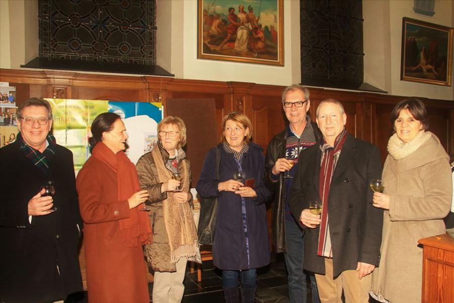 Ontmoetingsmoment in Okegem © Herman Van Tricht