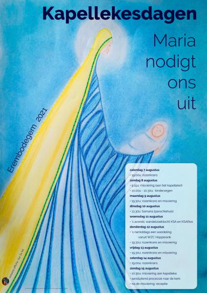 Affiche van de kapellekesdagen 2021 