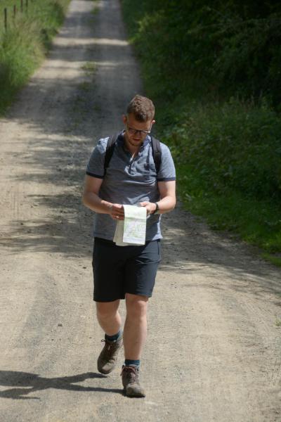 Op wandel in de Ardennen © Bart Lagrange