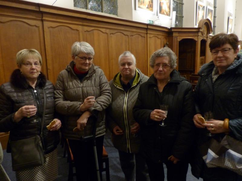 Klinken op het afgelopen jaar in Gijzelbrechtegem. 