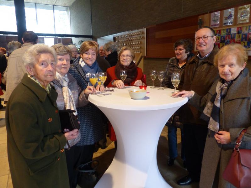 In Vichte ontmoet men elkaar tijdens het kerkcafé. 