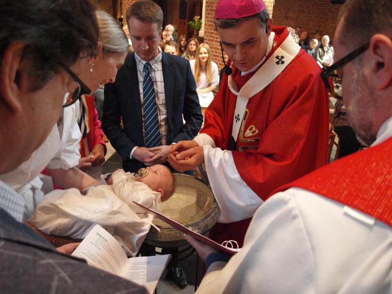 Gedoopt met water © Luc Faems