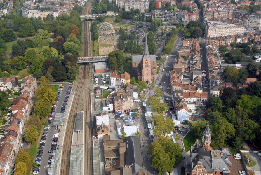 Sint-Pieterskerk uit de lucht gezien © Tom Smets