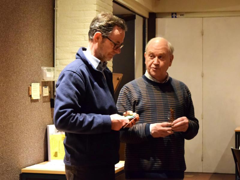 Moderatoren deken Renaat Desmedt en diaken Geert Vervaecke © Erna Nevejant