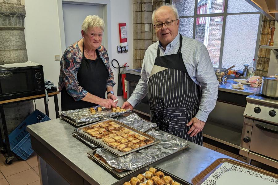 Nieuwjaarsreceptie 2023 in Geertruihof - genieten van het gemoedelijk samenzijn © Pastorale zone Leuven aan de Dijle