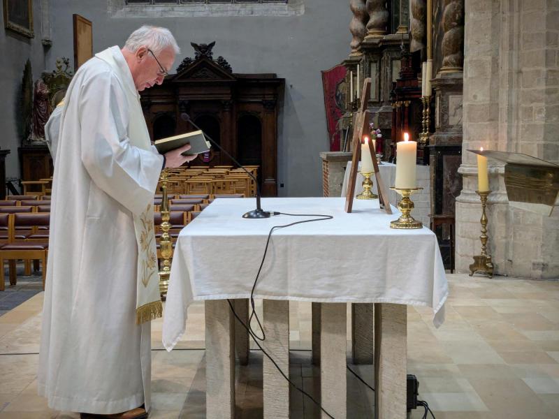 Gebed voor vrede in Oekraïne © Pastorale zone Leuven aan de Dijle