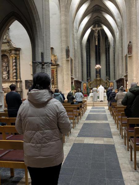 Gebed voor vrede in Oekraïne © Pastorale zone Leuven aan de Dijle