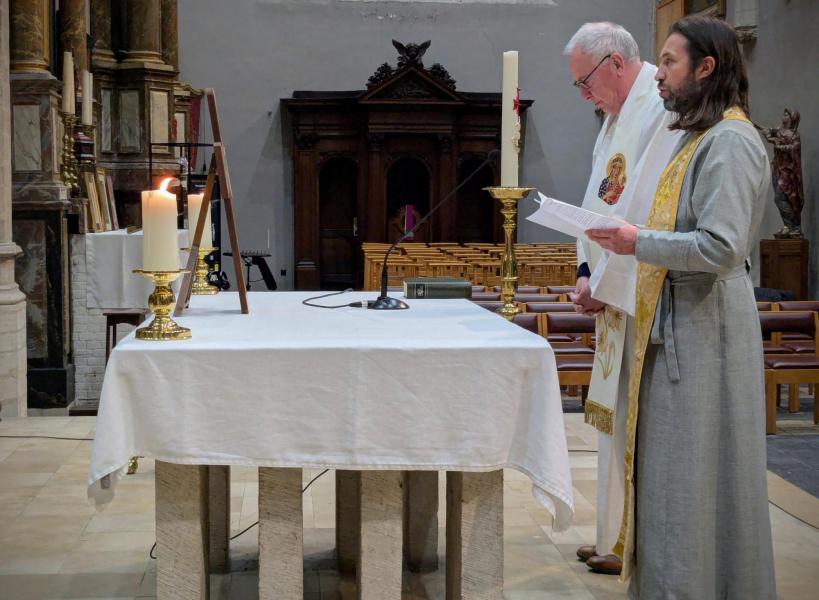 Gebed voor vrede in Oekraïne © Pastorale zone Leuven aan de Dijle