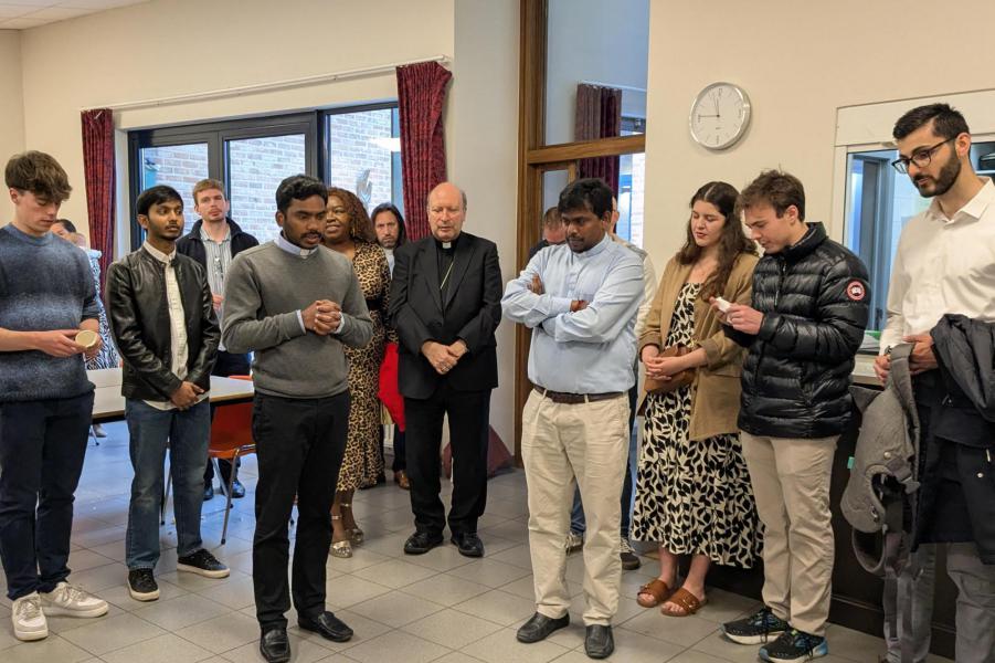 Pauselijke nuntius Mgr Franco Coppola op bezoek in Sint-Kwinten © Pastorale zone Leuven aan de Dijle