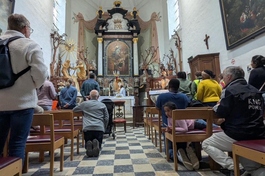 Op bedevaart naar Onze-Lieve-Vrouw van Steenbergen © Pastorale zone Leuven aan de Dijle