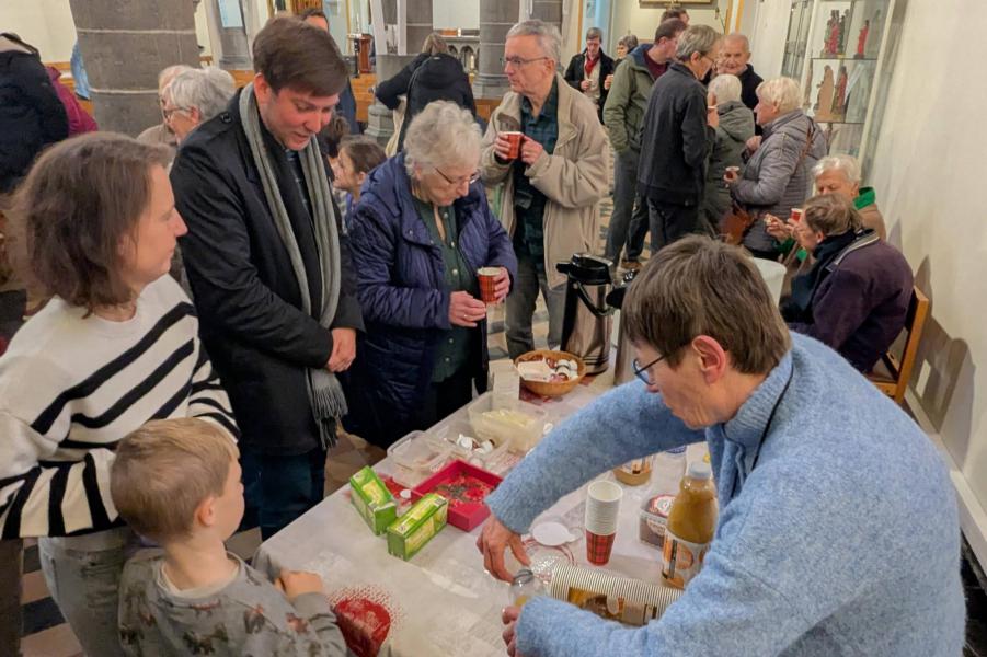 Gezinsviering op Gaudete-zondag 2025 in Leuven Noord © Pastorale zone Leuven aan de Dijle
