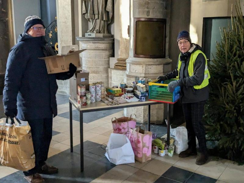 Ophaling goederen solidariteitstafel 2025 © Pastorale zone Leuven aan de Dijle