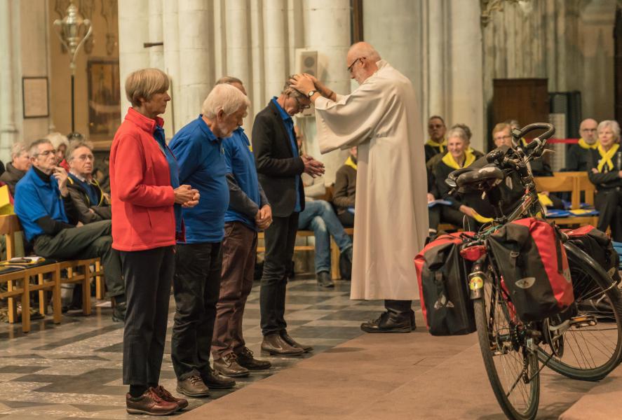 Pelgrimszegen 2019 © Dees Van Caeyzeele/Vlaams Compostelagenootschap 